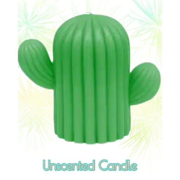 Ashland® Decorative Green Unscented 5" Candle In Cactus Shape - Brand New - Picture 1 of 3